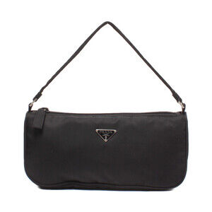Prada Tessuto Nylon Shoulder Bag black
